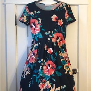 Floral midi dress